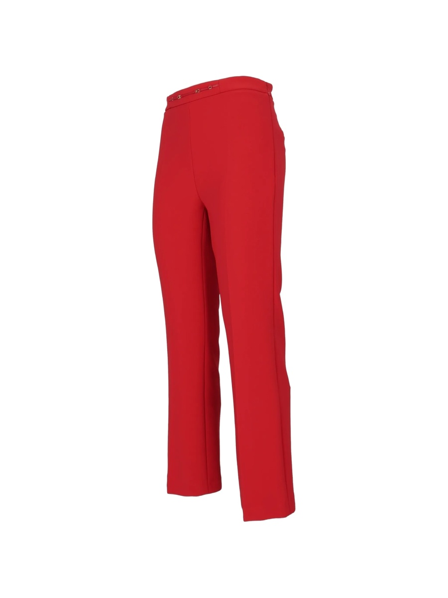 Pantaloni drepti Elisabetta Franchi rosii - Img 3