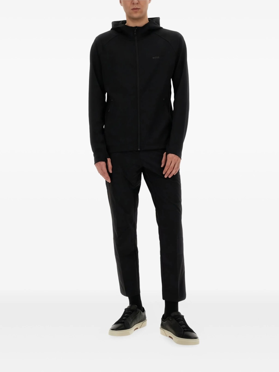 Pantaloni drepti Hugo Boss negri - Img 2