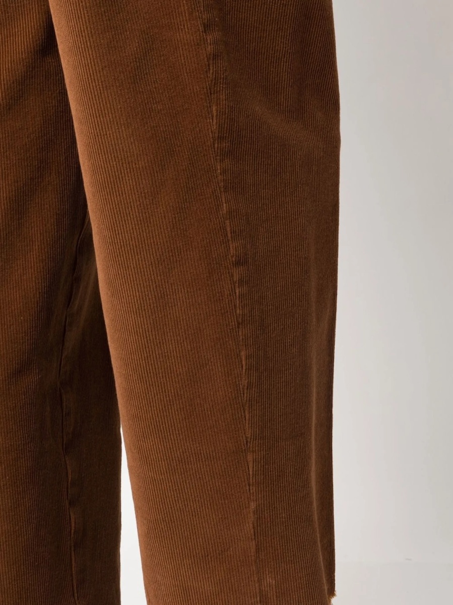 Pantaloni drepti Incotex maro - Img 5