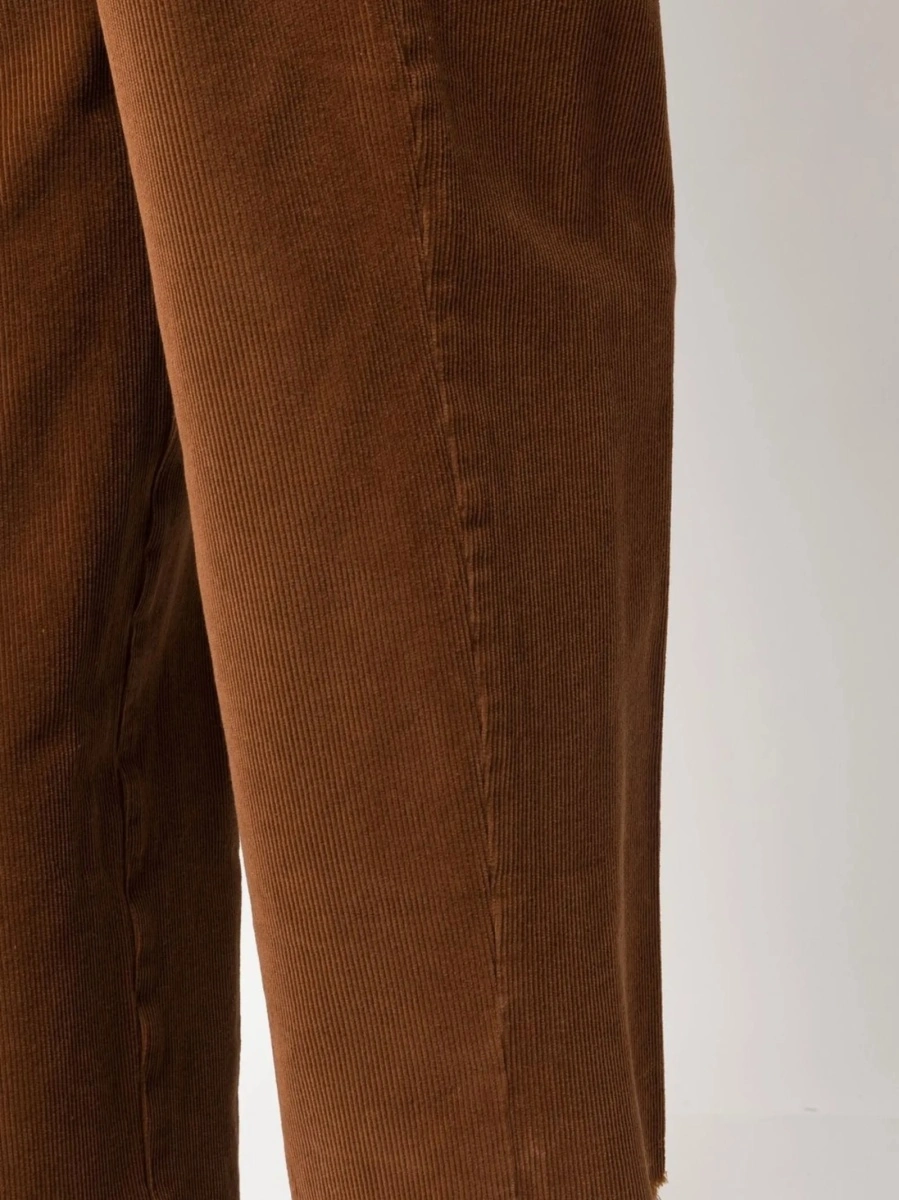 Pantaloni drepti Incotex maro - Img 5