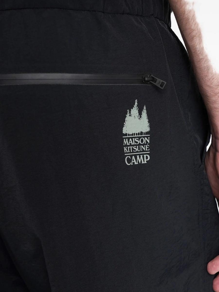 Pantaloni drepti MAISON KITSUNÉ negri - Img 5