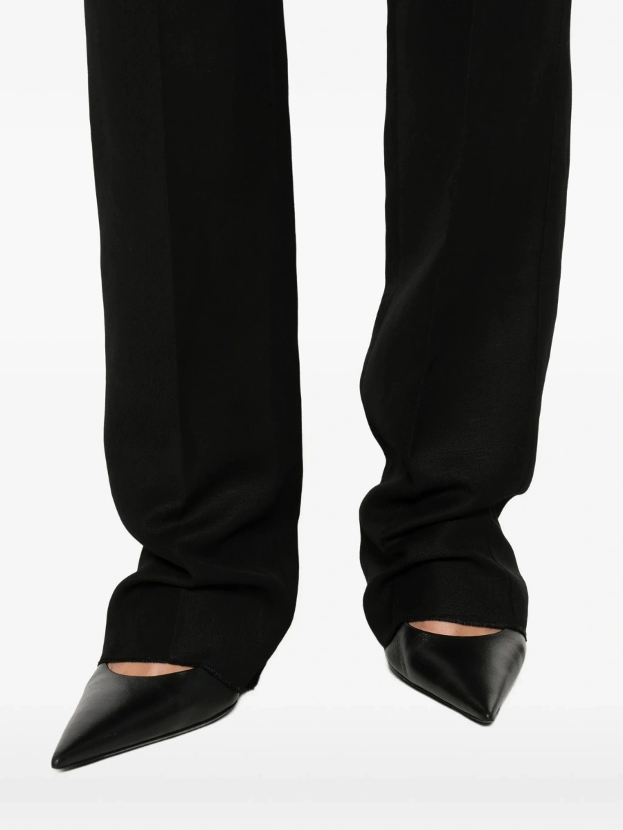 Pantaloni drepti SPORTMAX negri - Img 5
