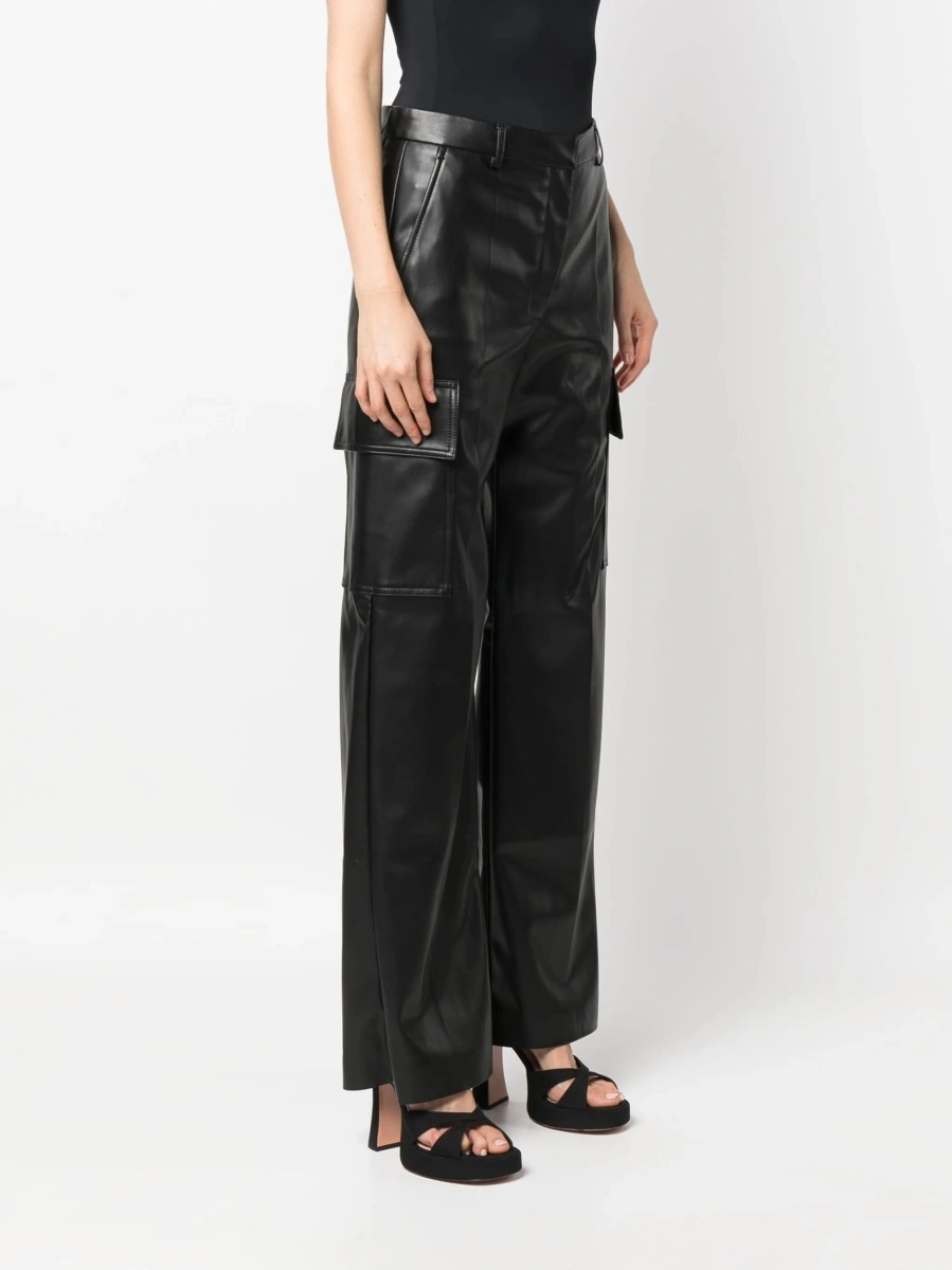 Pantaloni drepti Stella McCartney negri - Img 3