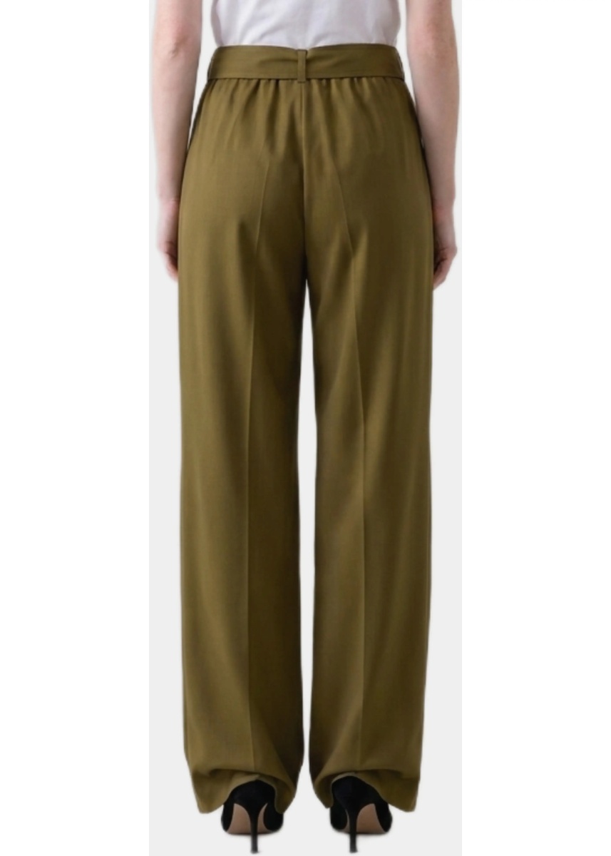 Pantaloni Editto Wool Trousers With Belt - Img 2