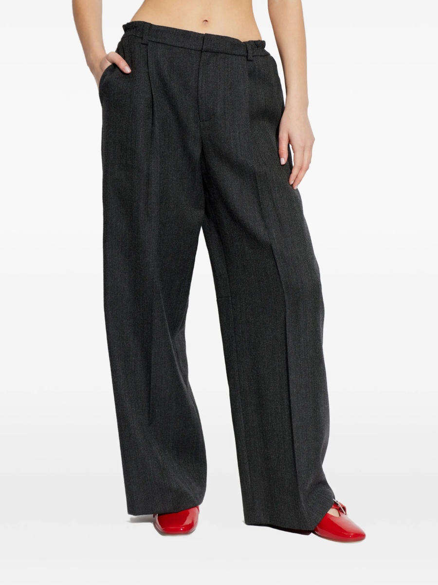 Pantaloni eleganti Alexander Wang gri - Img 3