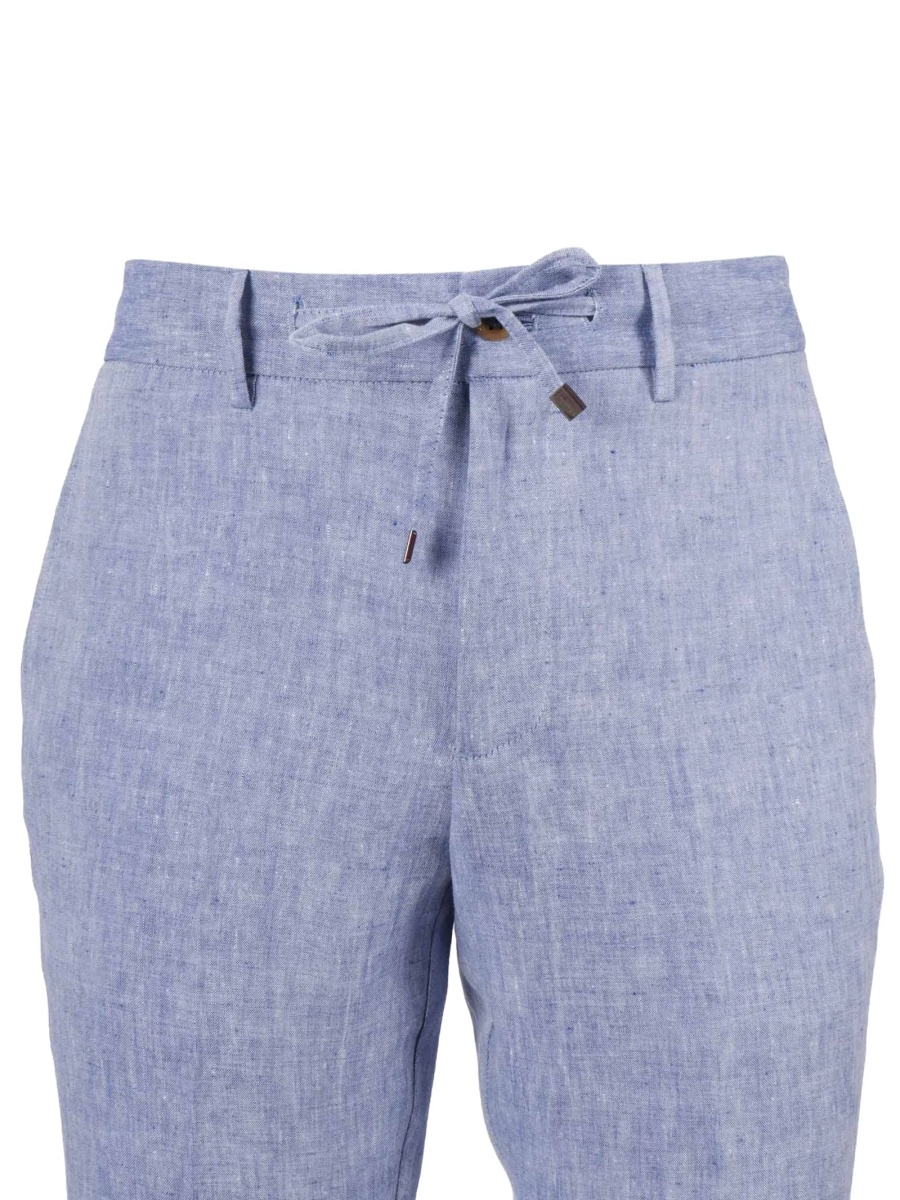 Pantaloni eleganti BerWich albastri - Img 3