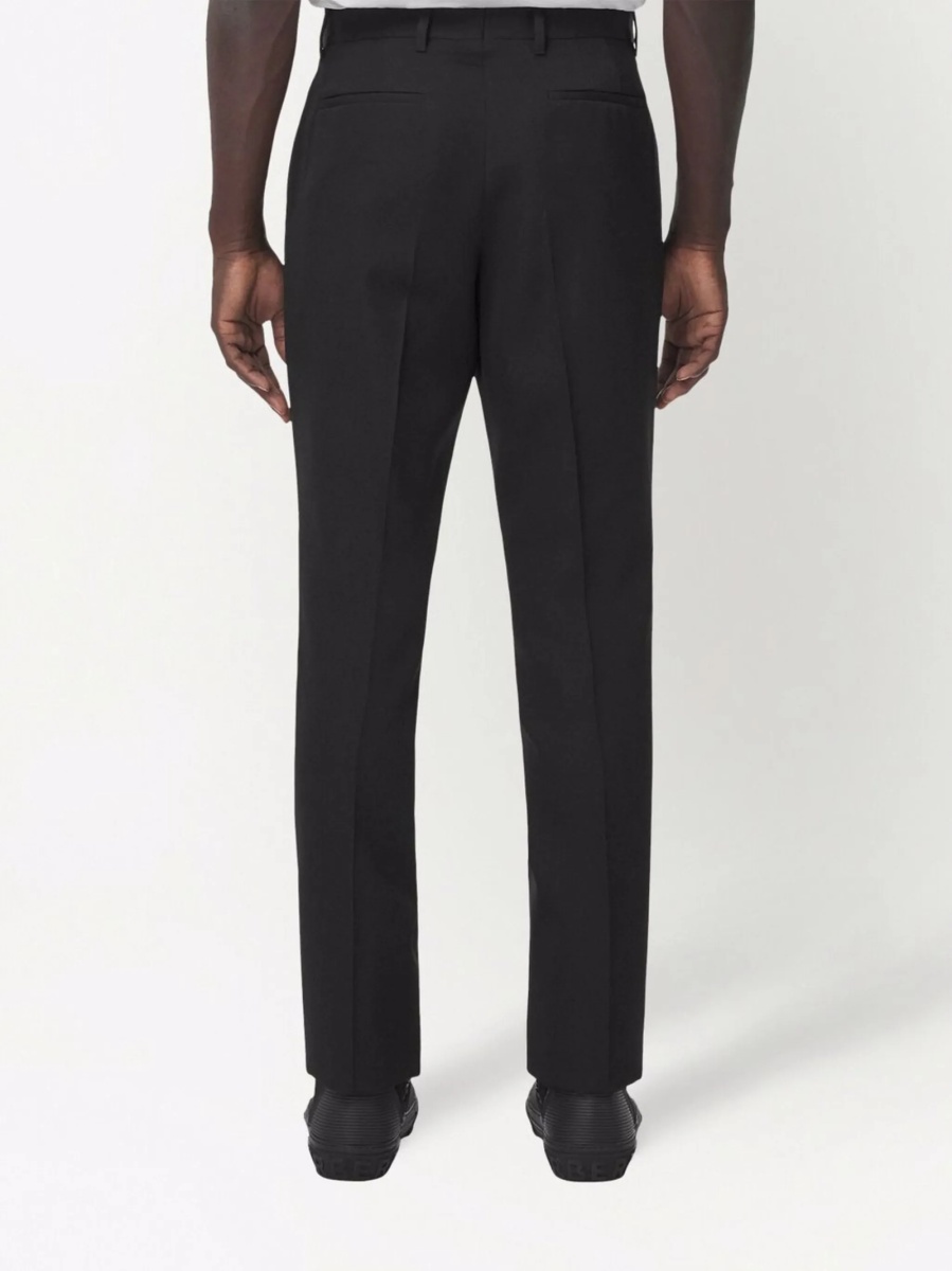 Pantaloni eleganti Burberry negri - Img 4