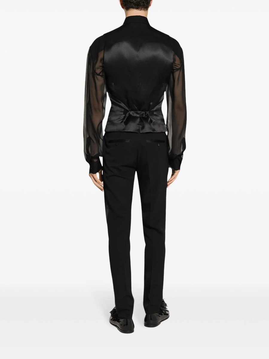 Pantaloni eleganti Dolce &amp; Gabbana negri - Img 4