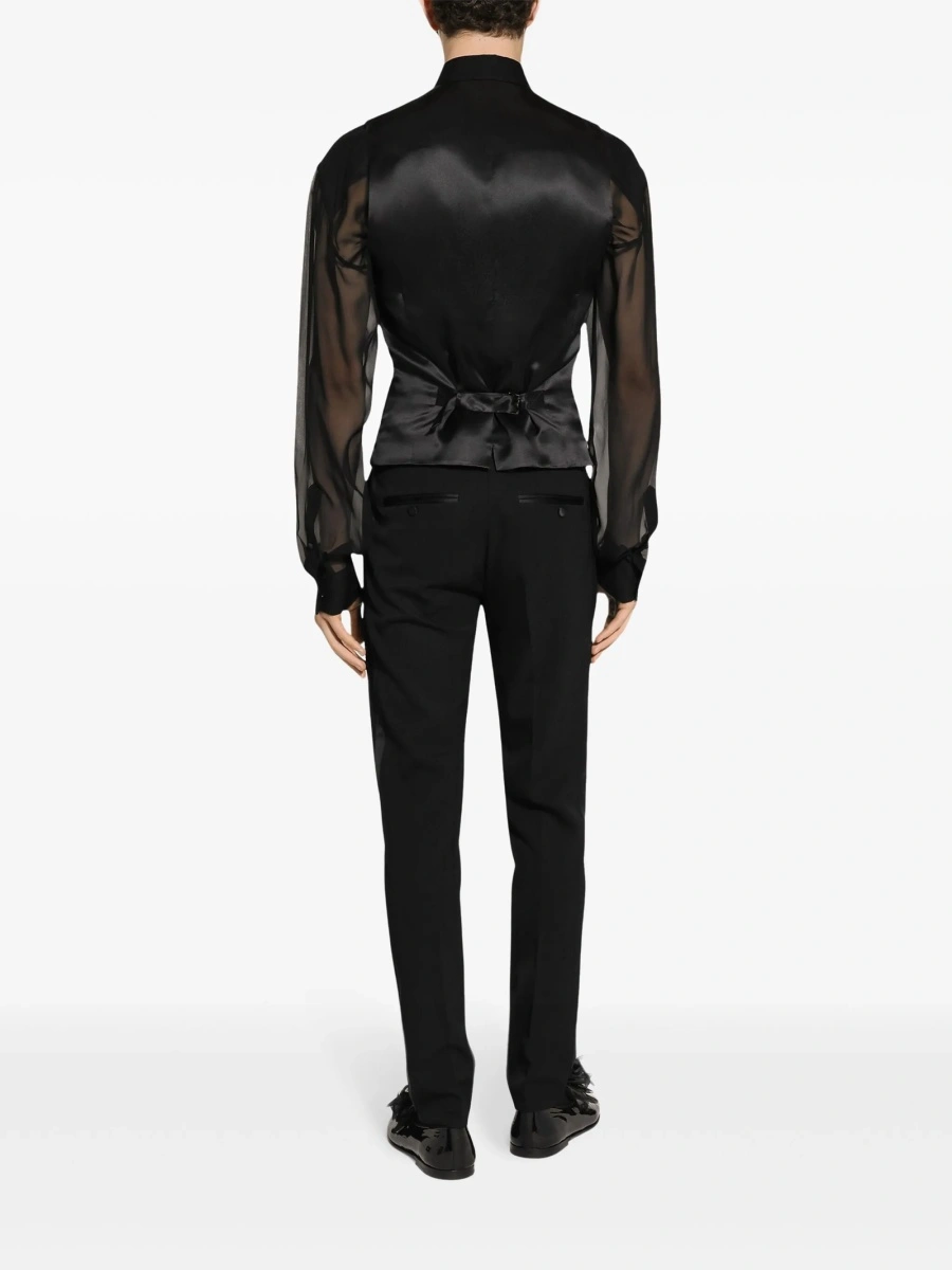 Pantaloni eleganti Dolce &amp; Gabbana negri - Img 4
