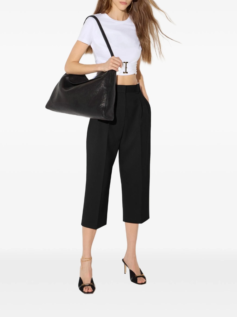 Pantaloni eleganti Elisabetta Franchi negri - Img 2