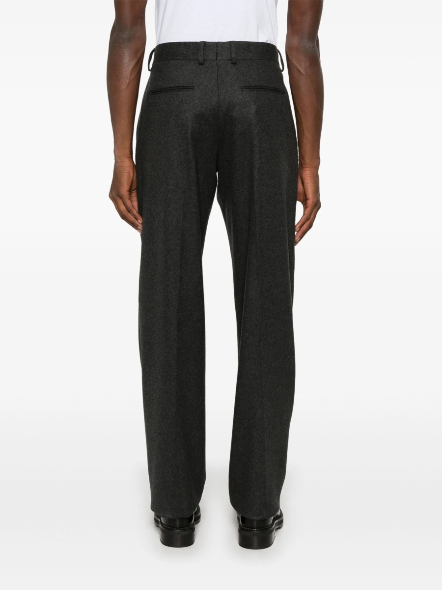 Pantaloni eleganti Fendi gri din spandex/elastan si casmir - Img 4
