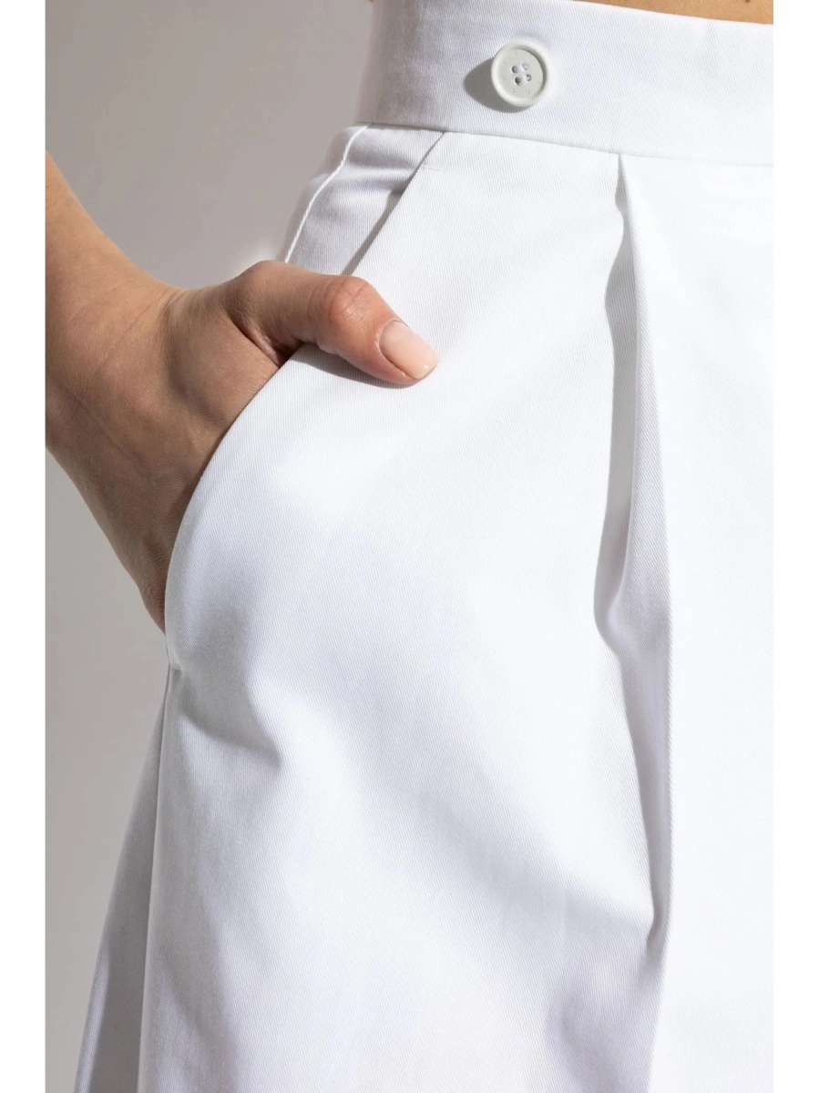 Pantaloni eleganti Givenchy albi - Img 5