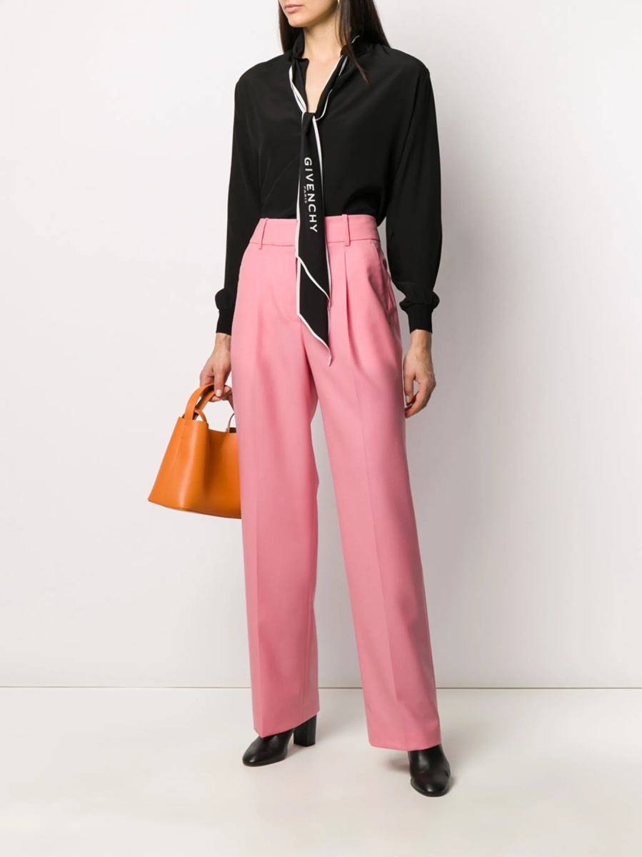Pantaloni eleganti Givenchy roz - Img 2