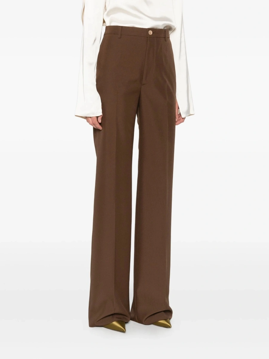 Pantaloni eleganti Gucci maro - Img 3