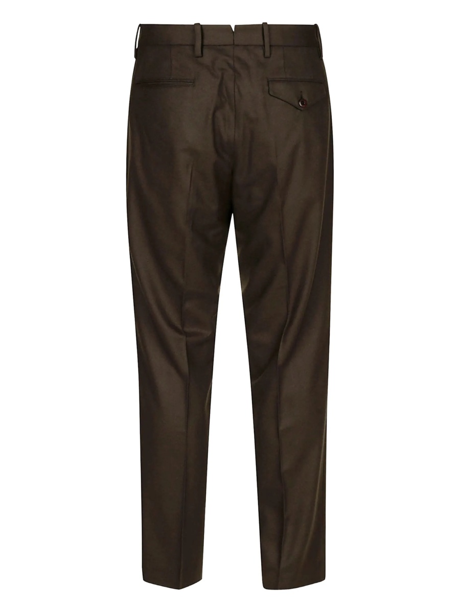 Pantaloni eleganti HINDUSTRIE verzi - Img 2
