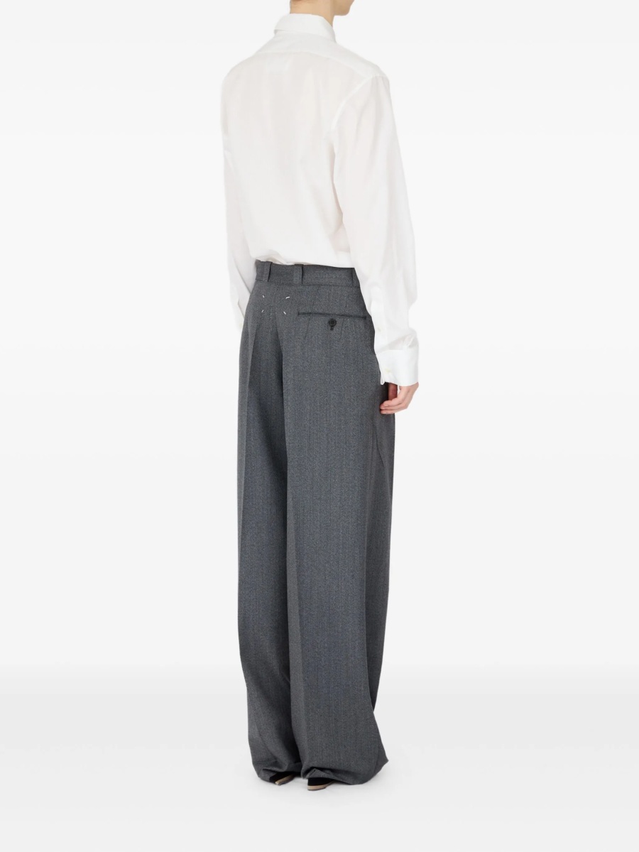 Pantaloni eleganti Maison Margiela gri - Img 4