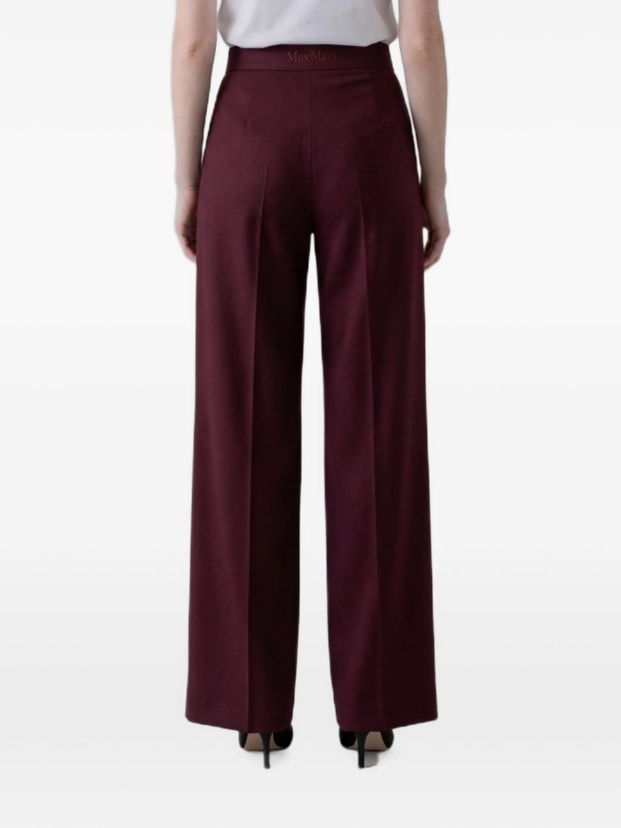 Pantaloni eleganti Max Mara rosii - Img 2