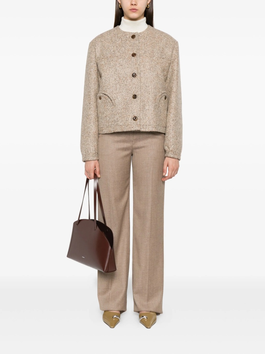 Pantaloni eleganti MaxMara Studio neutri - Img 2