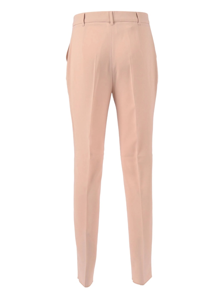 Pantaloni eleganti MaxMara Studio roz - Img 2