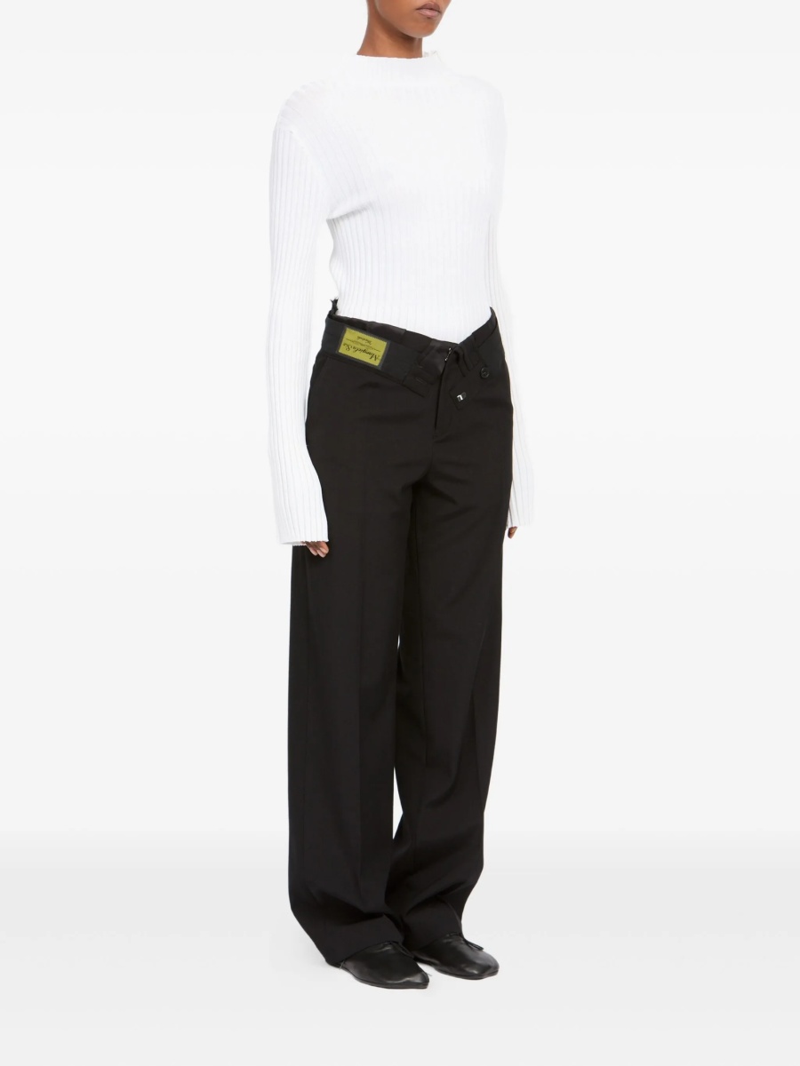 Pantaloni eleganti MM6 Maison Margiela negri - Img 4