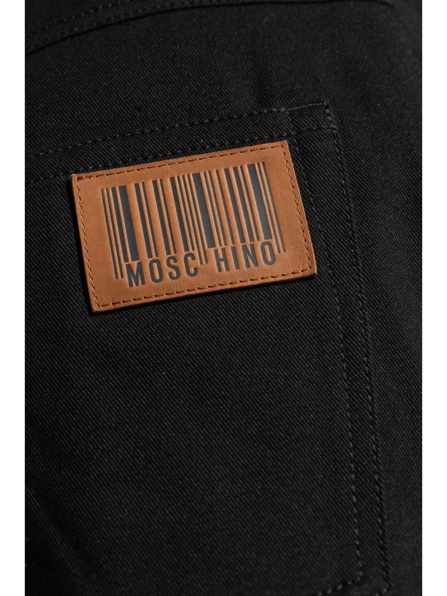 Pantaloni eleganti Moschino negri - Img 5
