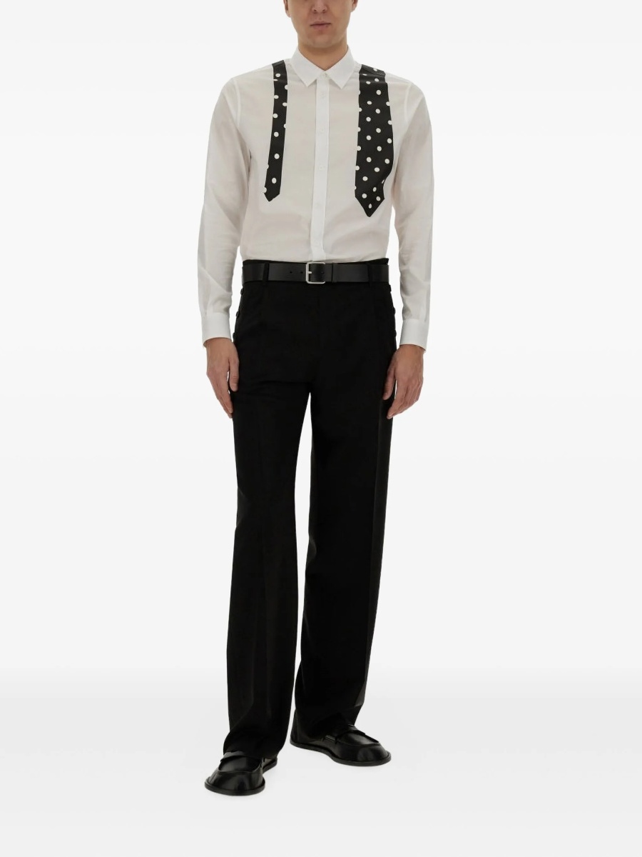 Pantaloni eleganti Moschino negri - Img 2