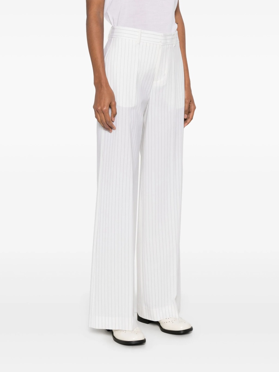 Pantaloni eleganti P.A.R.O.S.H. albi - Img 3