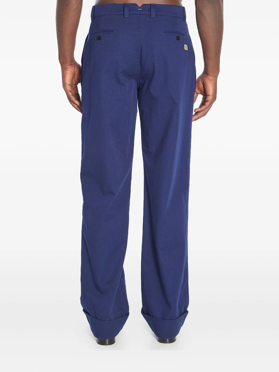 Pantaloni eleganti Valentino Garavani albastri - Img 4