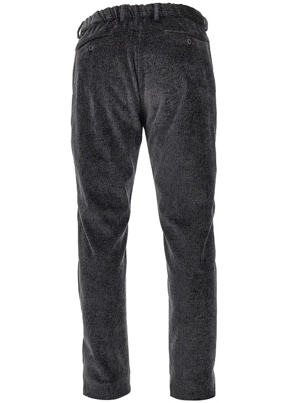 Pantaloni Emporio Armani gri din catifea - Img 3
