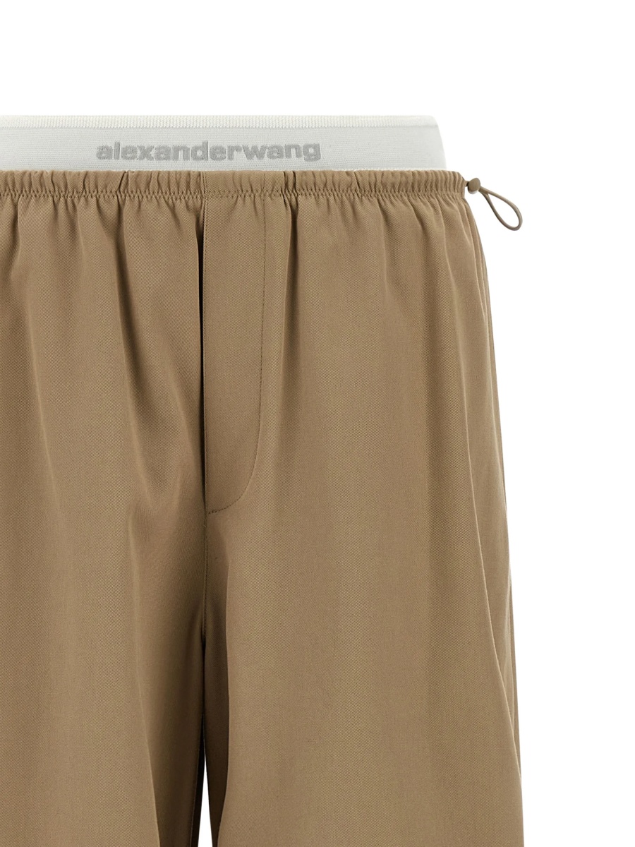 Pantaloni evazati Alexander Wang maro - Img 4