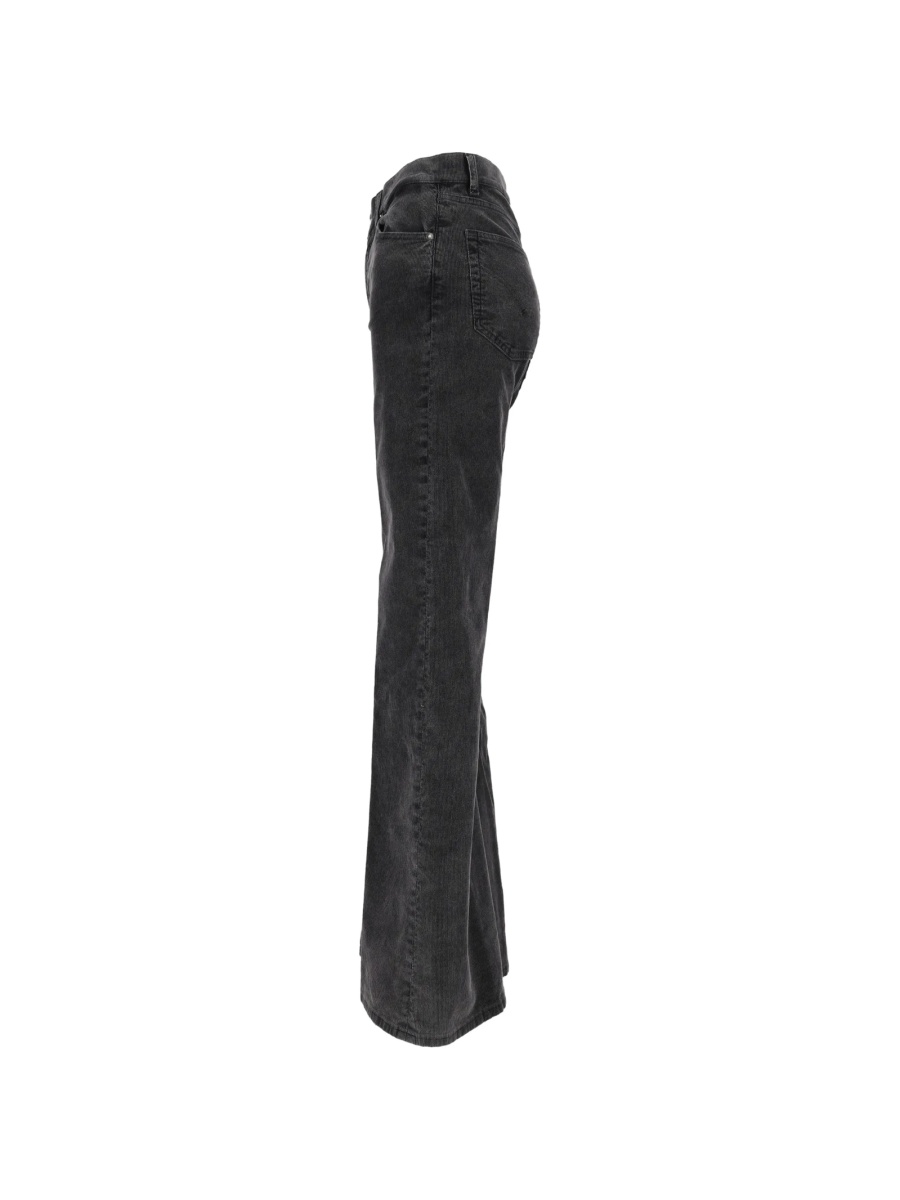Pantaloni evazati Dondup negri - Img 3