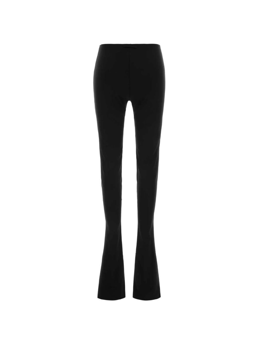 Pantaloni evazati Gucci negri din spandex/elastan si vascoza - Img 2