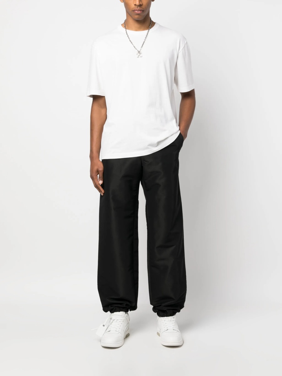 Pantaloni evazati Heron Preston negri din polyester - Img 2