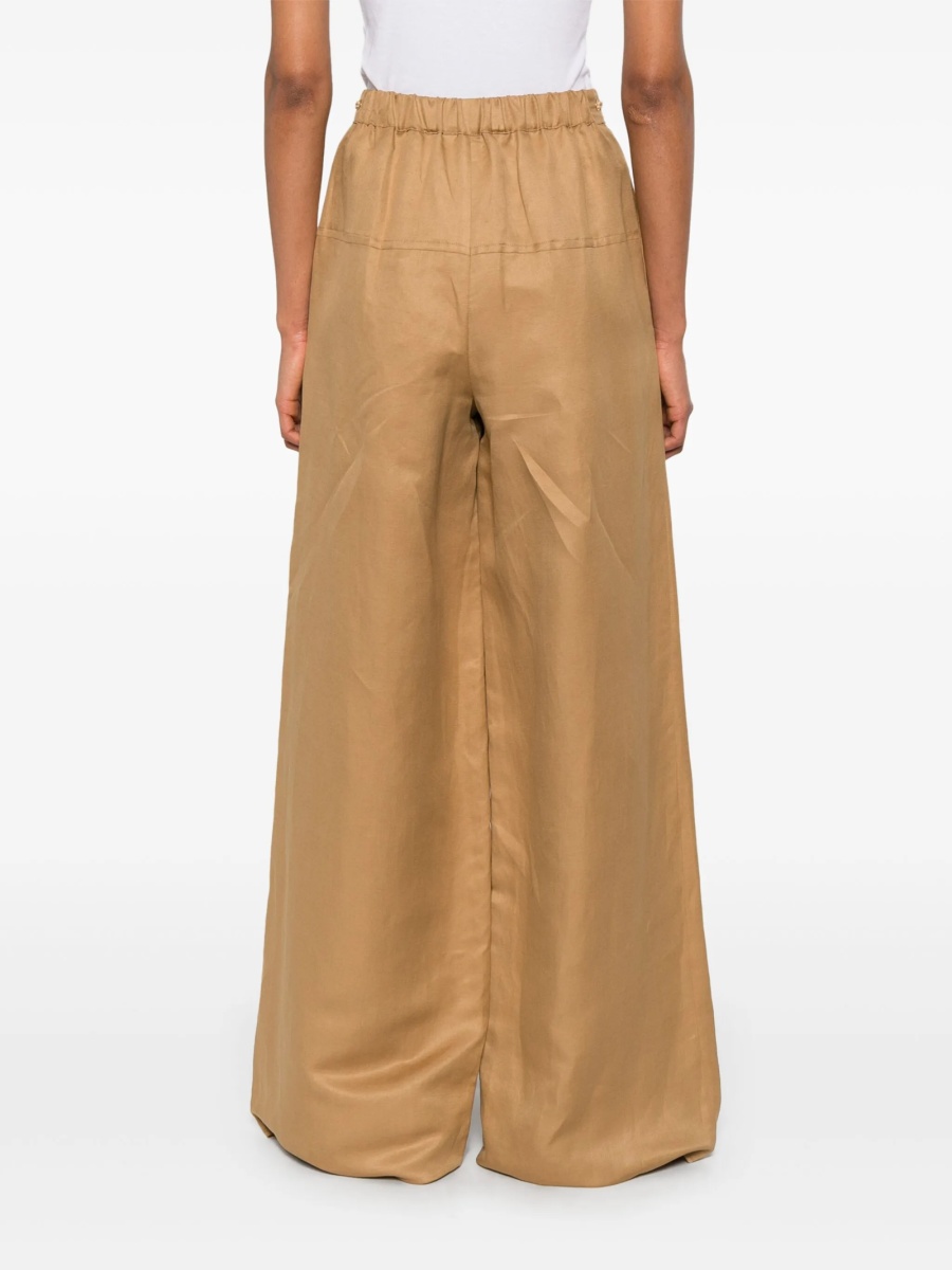 Pantaloni evazati Max Mara maro - Img 4