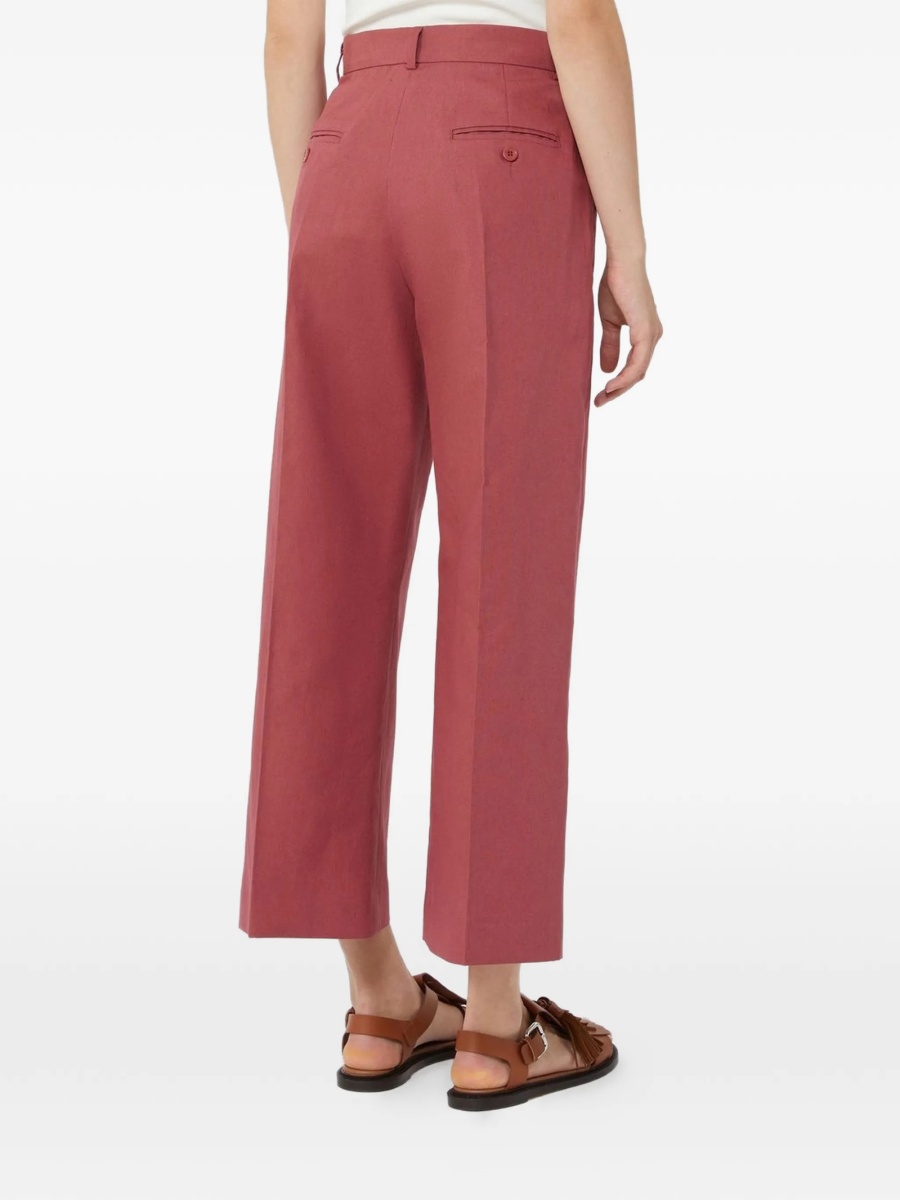 Pantaloni evazati Max Mara roz - Img 3