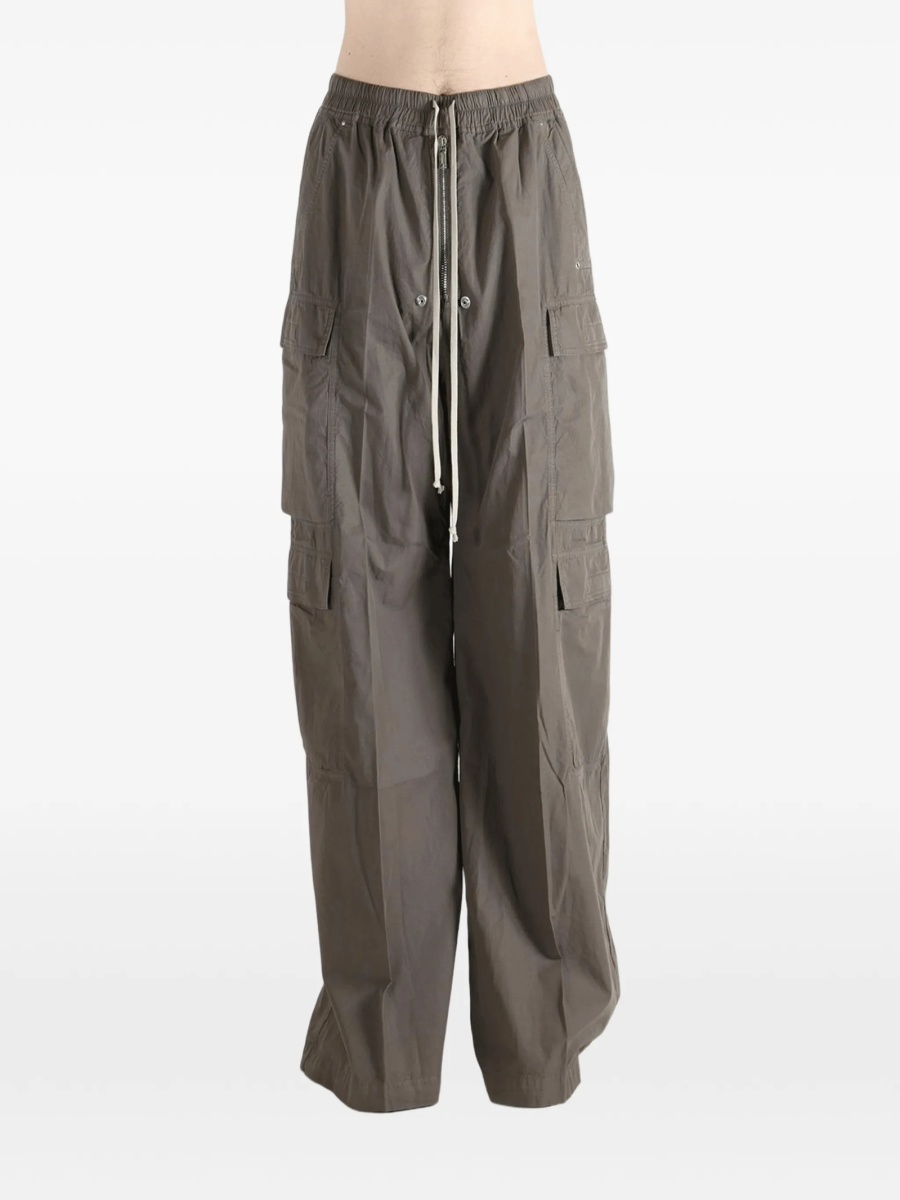 Pantaloni evazati Rick Owens maro - Img 2