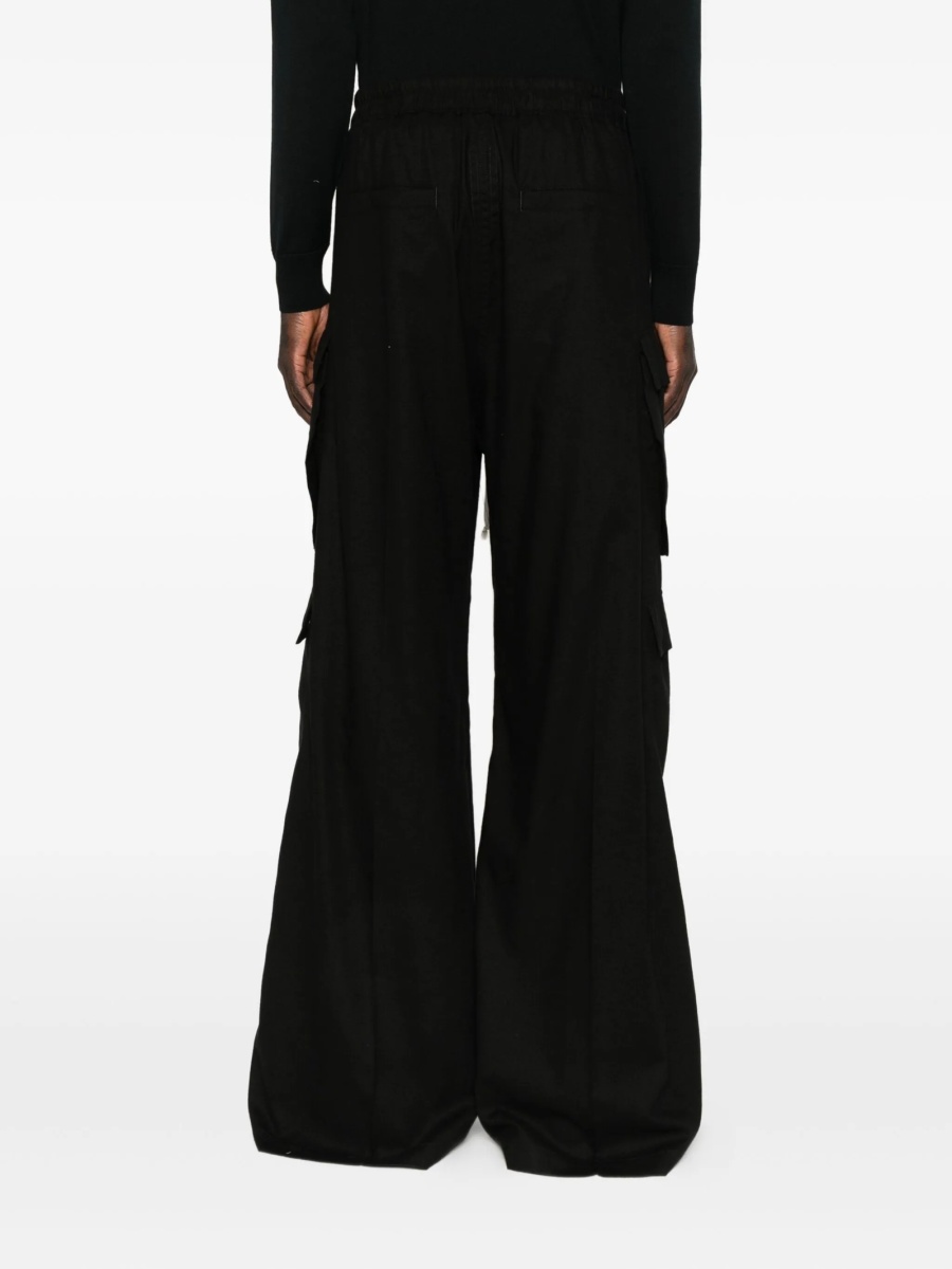 Pantaloni evazati Rick Owens negri - Img 4