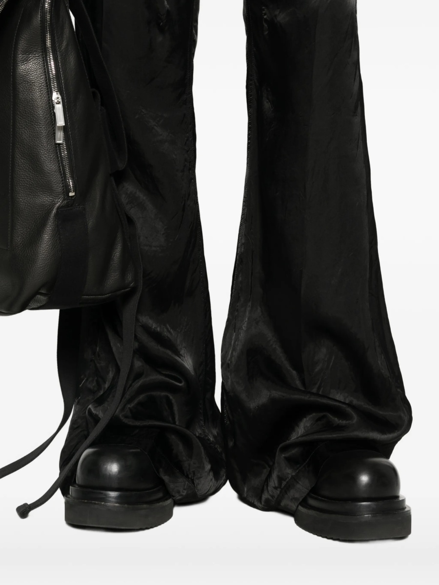 Pantaloni evazati Rick Owens negri - Img 5