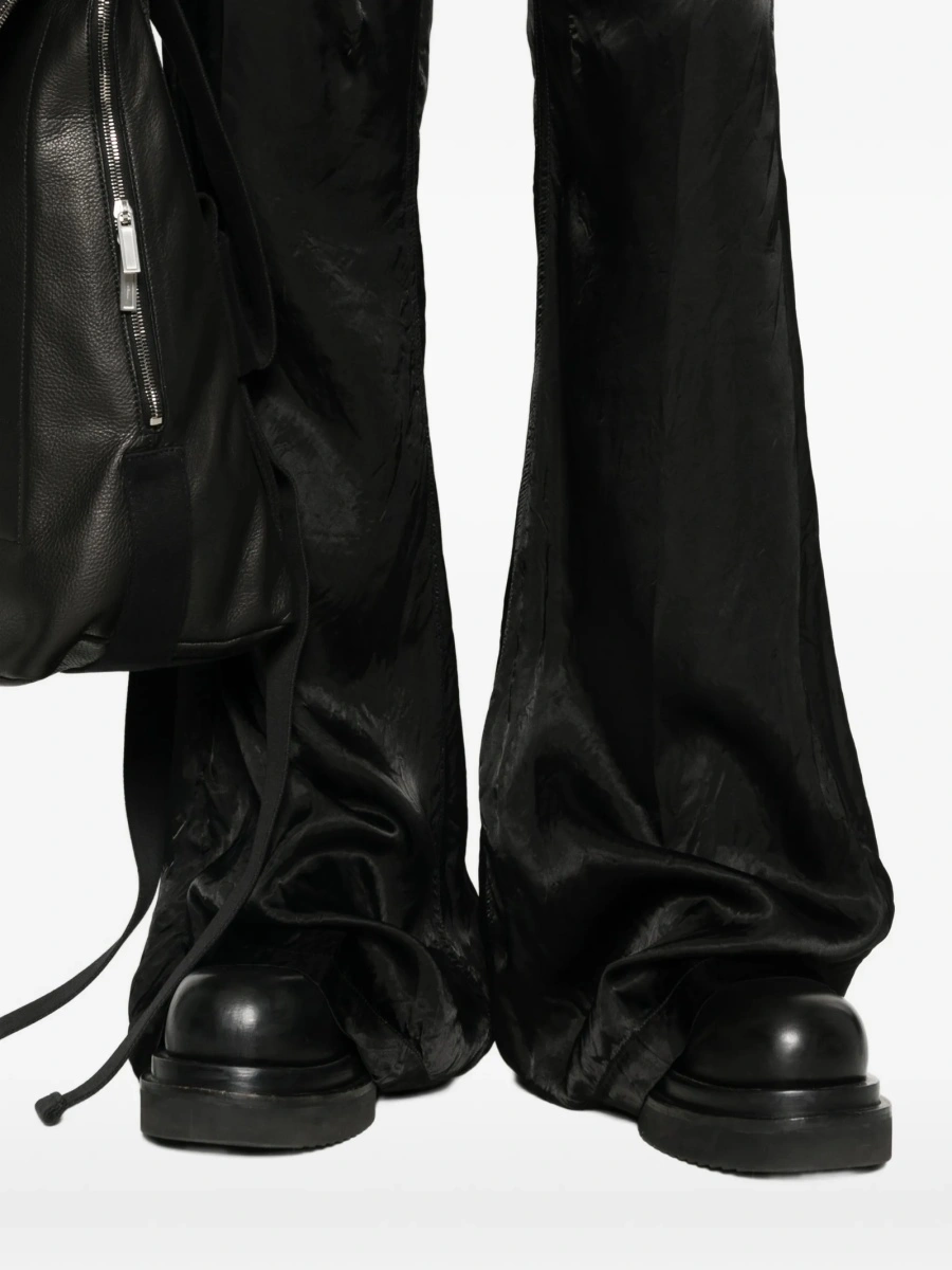 Pantaloni evazati Rick Owens negri - Img 5