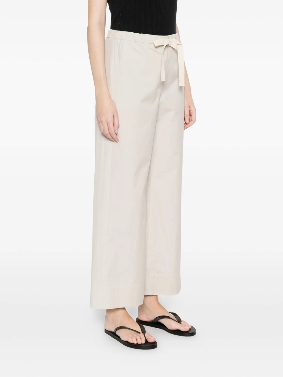 Pantaloni evazati S MaxMara neutri - Img 3