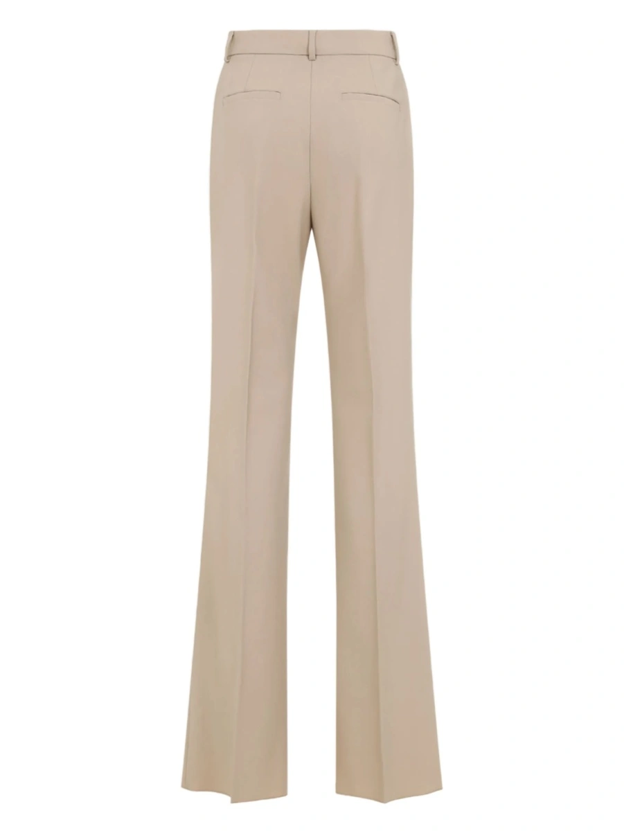 Pantaloni evazati SPORTMAX neutri - Img 2