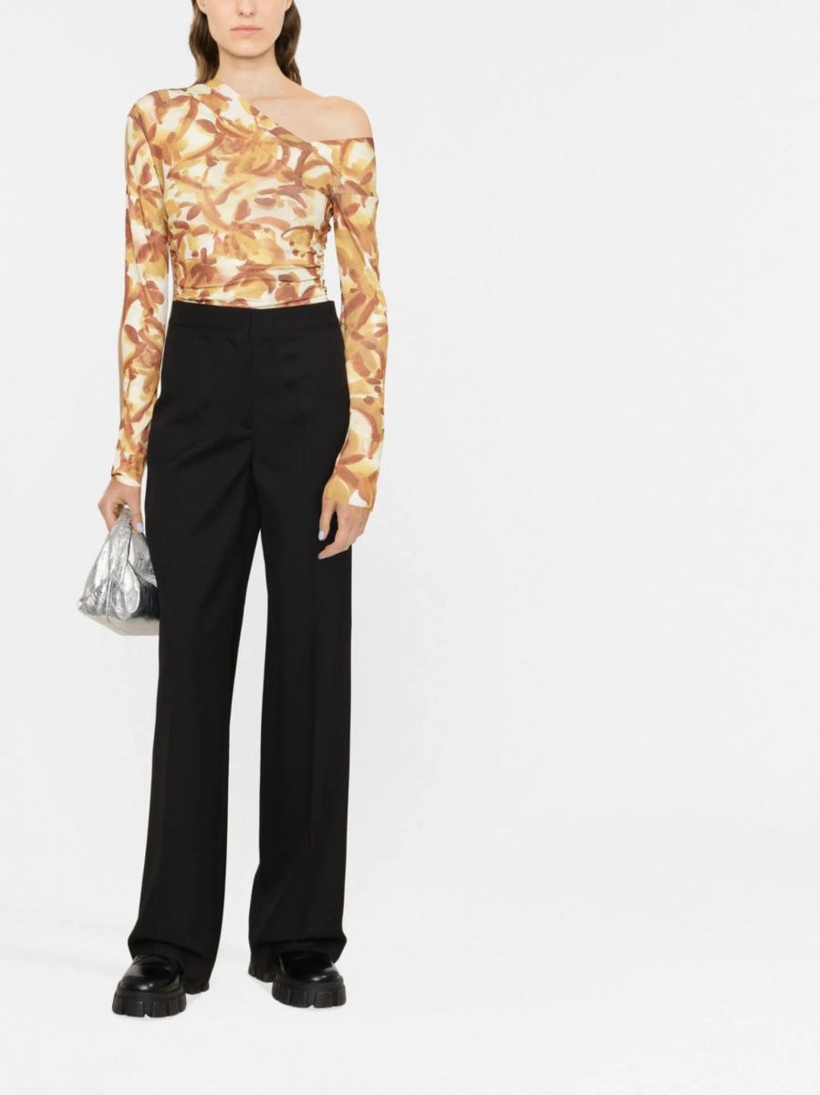 Pantaloni evazati Stella McCartney negri - Img 2