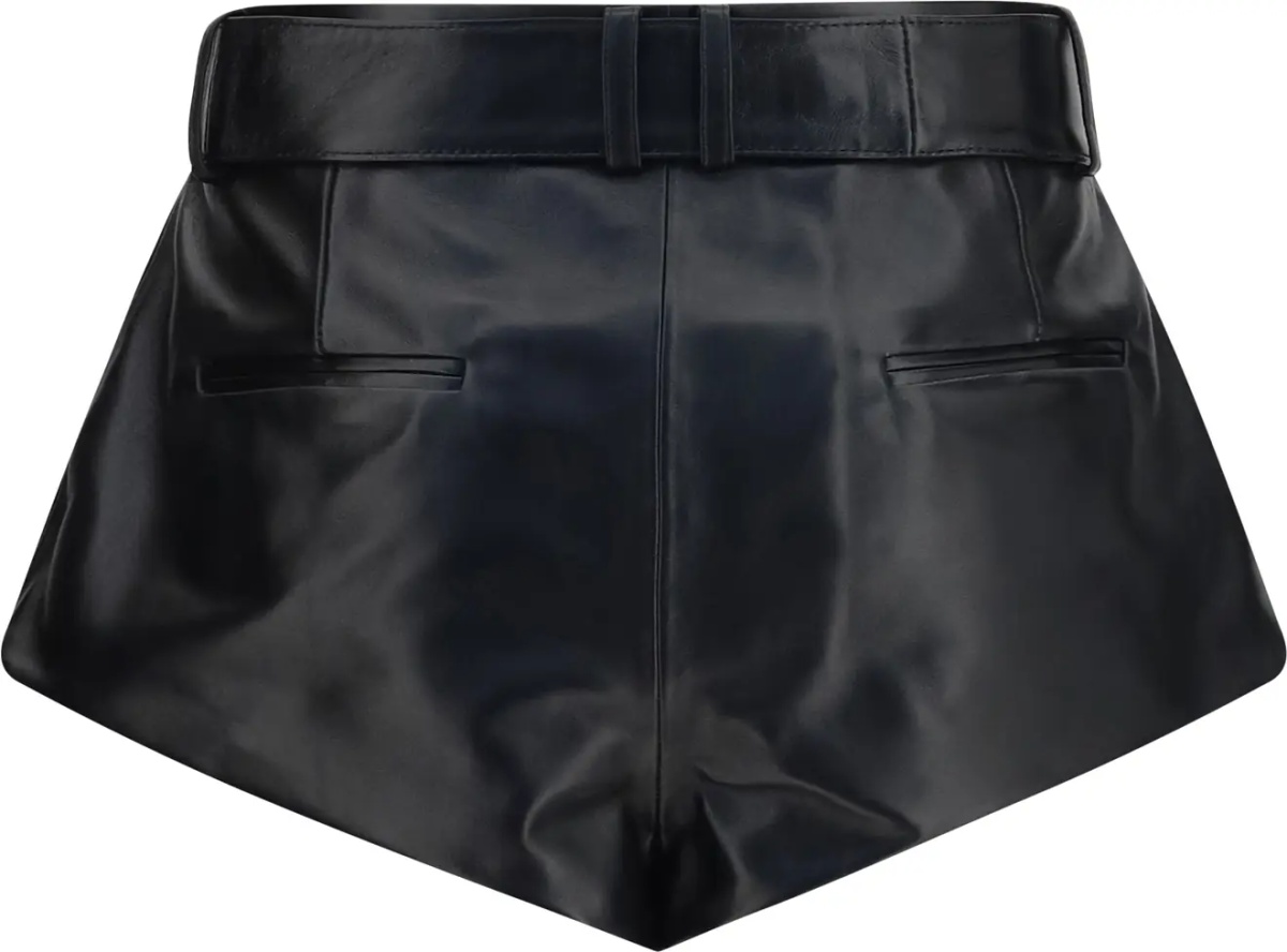 Pantaloni Flared leather Shorts - Img 2