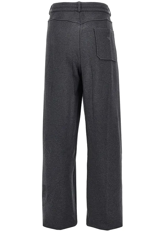 Pantaloni French terry straight leg pants - Img 3