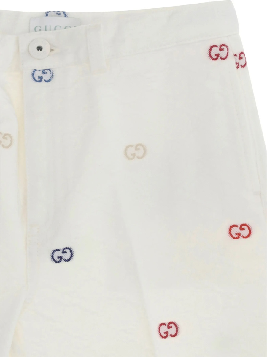 Pantaloni GG cotton denim jacquard Shorts - Img 5