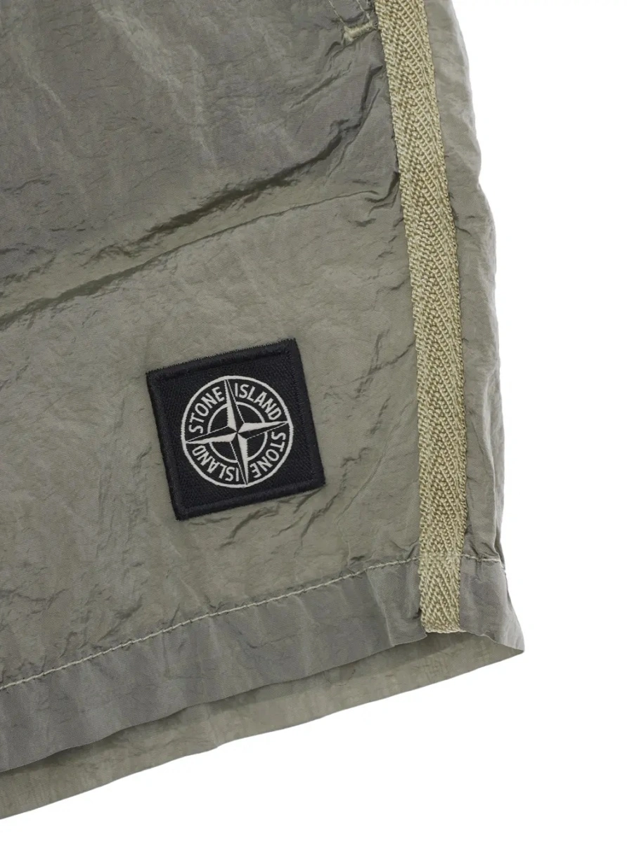 Pantaloni L1S16B100002S0043V0061 - Gray - Shorts with Welt Pocket - In Polyamide - Child - Img 3