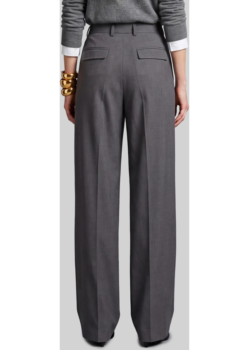 Pantaloni Light Stretch Canvas Pants In Anthracite - Img 3