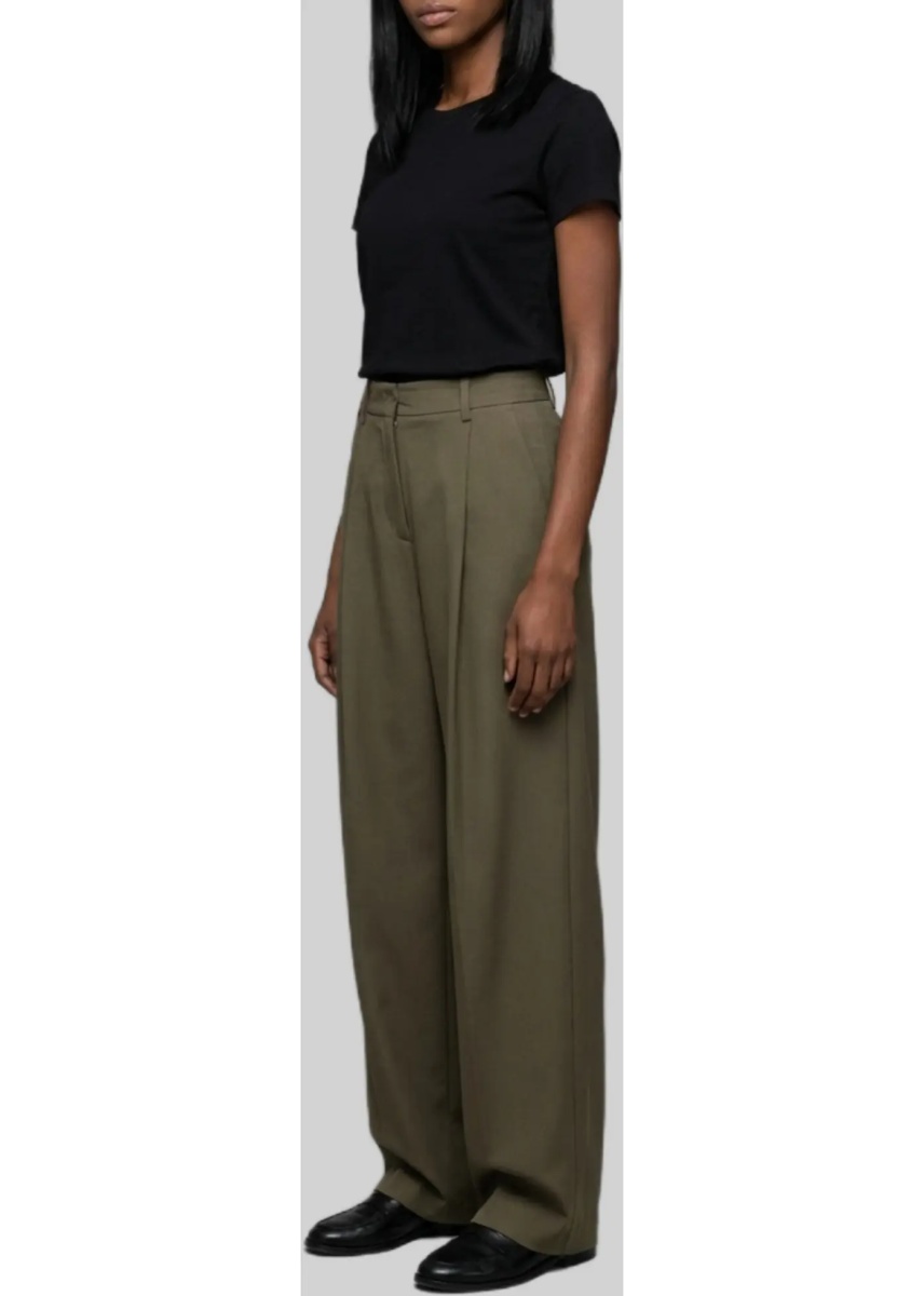 Pantaloni Light Stretch Canvas Pants In Military - Img 2