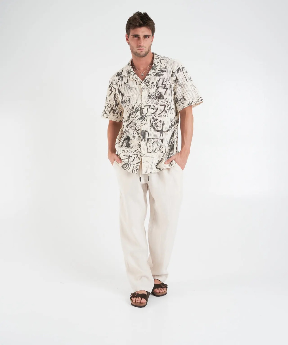 Pantaloni Linen pants 'Nino' - Img 3