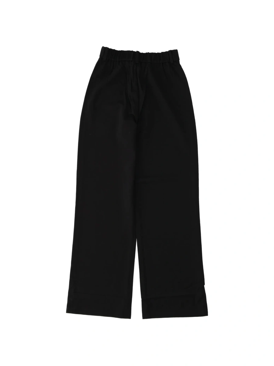 Pantaloni LIU JO KIDS negri din elastan si vascoza - Img 2